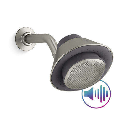 Kohler Moxie 2.5 GPM Shower Head with Waterproof Speaker Featuring